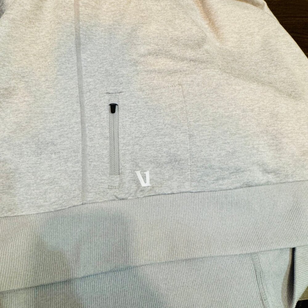 vuori Men's Ponto Performance Crew in Platinum Heather - XL - Picture 15 of 16